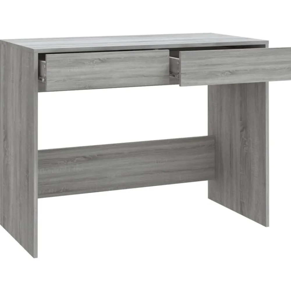 vidaXL Mobiliario De Oficina-Escritorio de madera de ingeniería 101x50x76,5 cm
