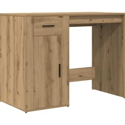 vidaXL Escritorio de madera de ingeniería 100x49x75 cm Roble artisan Online