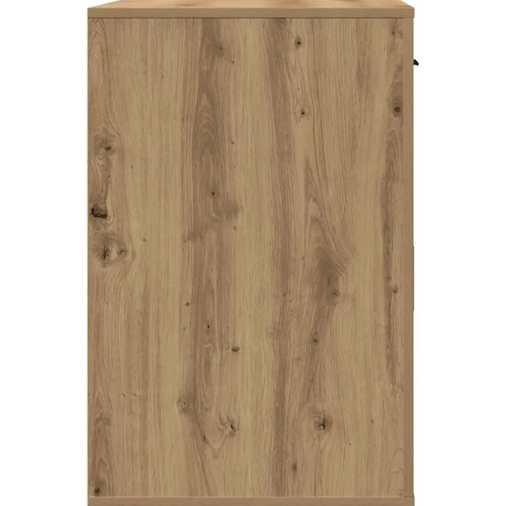 vidaXL Escritorio de madera de ingeniería 100x49x75 cm Roble artisan Online