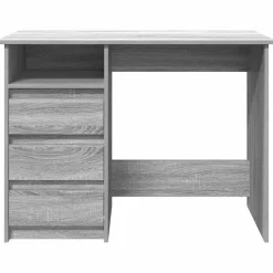 vidaXL Escritorio de madera de ingeniería 102x50x75 cm Gris sonoma Outlet