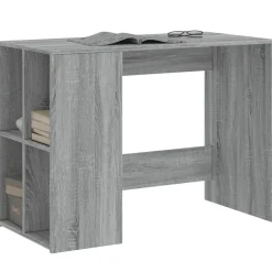 vidaXL Escritorio de madera de ingeniería 102x50x75 cm Gris sonoma Sale