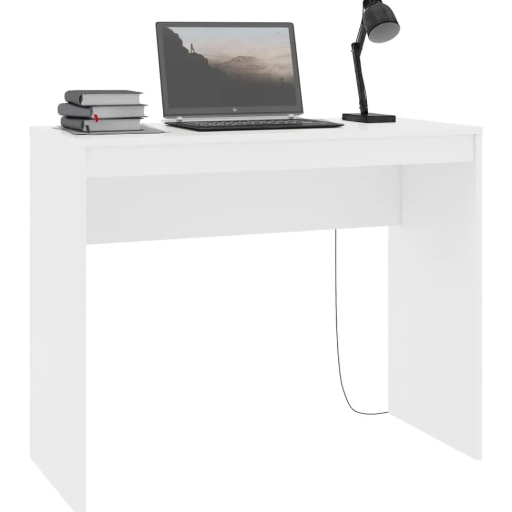 vidaXL Mobiliario De Oficina-Escritorio de madera contrachapada 90x40x72 cm