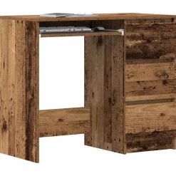 vidaXL Mobiliario De Oficina-Escritorio de madera contrachapada madera vieja 90x45x76 cm