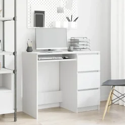 vidaXL Mobiliario De Oficina-Escritorio de madera contrachapada 90x45x76 cm