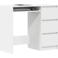 vidaXL Mobiliario De Oficina-Escritorio de madera contrachapada 90x45x76 cm