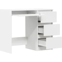 vidaXL Mobiliario De Oficina-Escritorio de madera contrachapada 90x45x76 cm