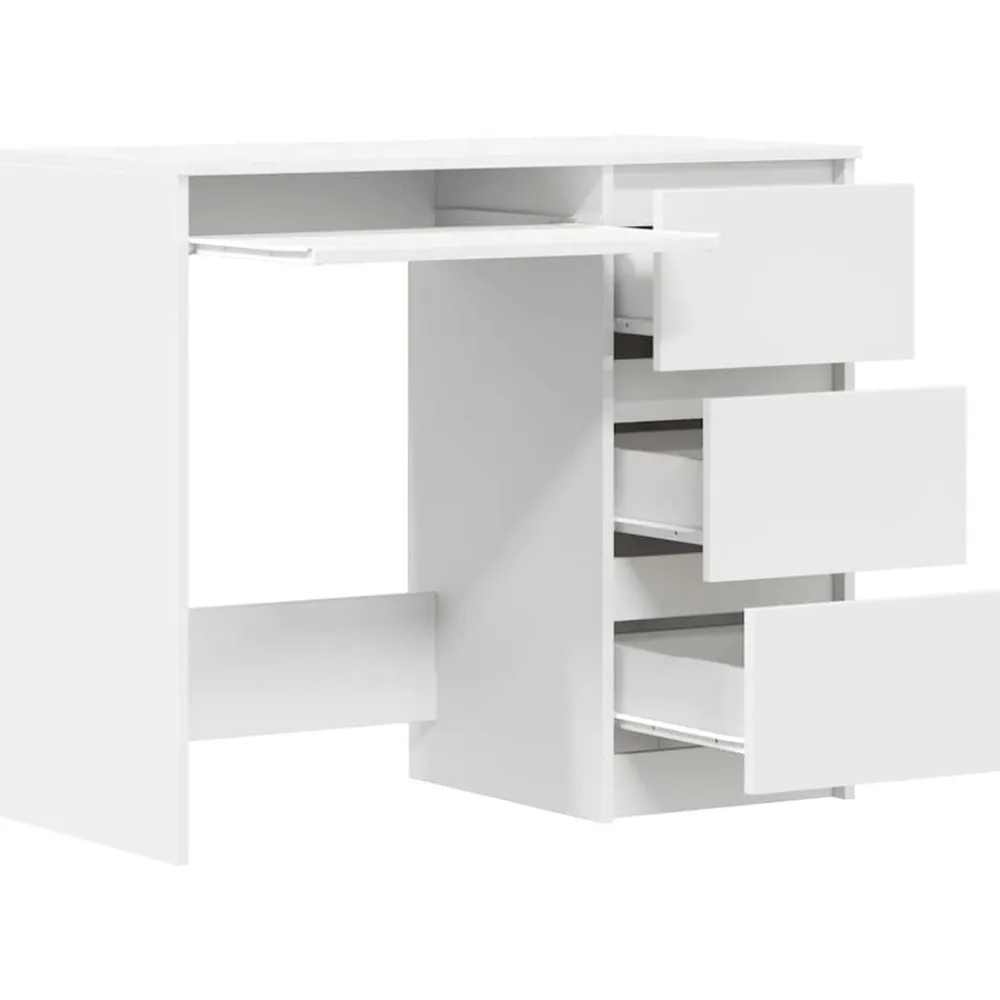 vidaXL Mobiliario De Oficina-Escritorio de madera contrachapada 90x45x76 cm
