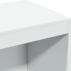 vidaXL Escritorio de oficina madera ingeniería 103,5x56,5x94 cm Blanco Best