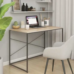 vidaXL Mobiliario De Oficina-Escritorio de ordenador madera de ingeniería