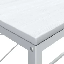 vidaXL Escritorio de ordenador madera ingeniería 110x60x70 cm Blanco Sale
