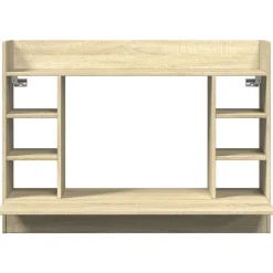 vidaXL Mobiliario De Oficina-Escritorio de pared madera ingeniería 105x48x75 cm