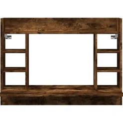 vidaXL Mobiliario De Oficina-Escritorio de pared madera ingeniería 105x48x75cm