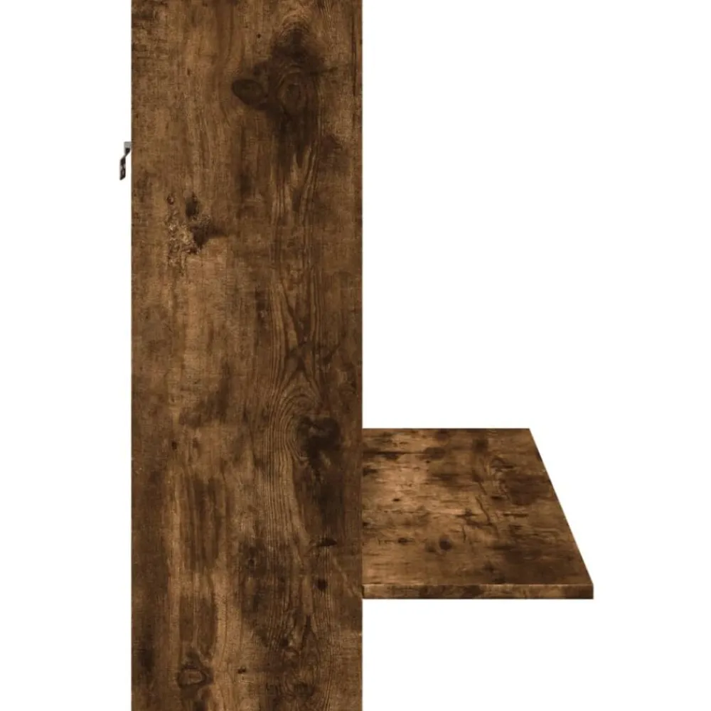 vidaXL Mobiliario De Oficina-Escritorio de pared madera ingeniería 105x48x75cm