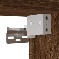 vidaXL Mobiliario De Oficina-Escritorio de pared madera ingeniería marrón roble 105x48x75 cm