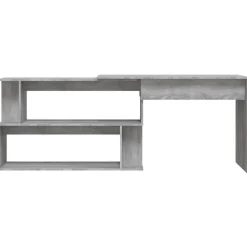 vidaXL Mobiliario De Oficina-Escritorio esquina madera contrachapada 200x50x76cm