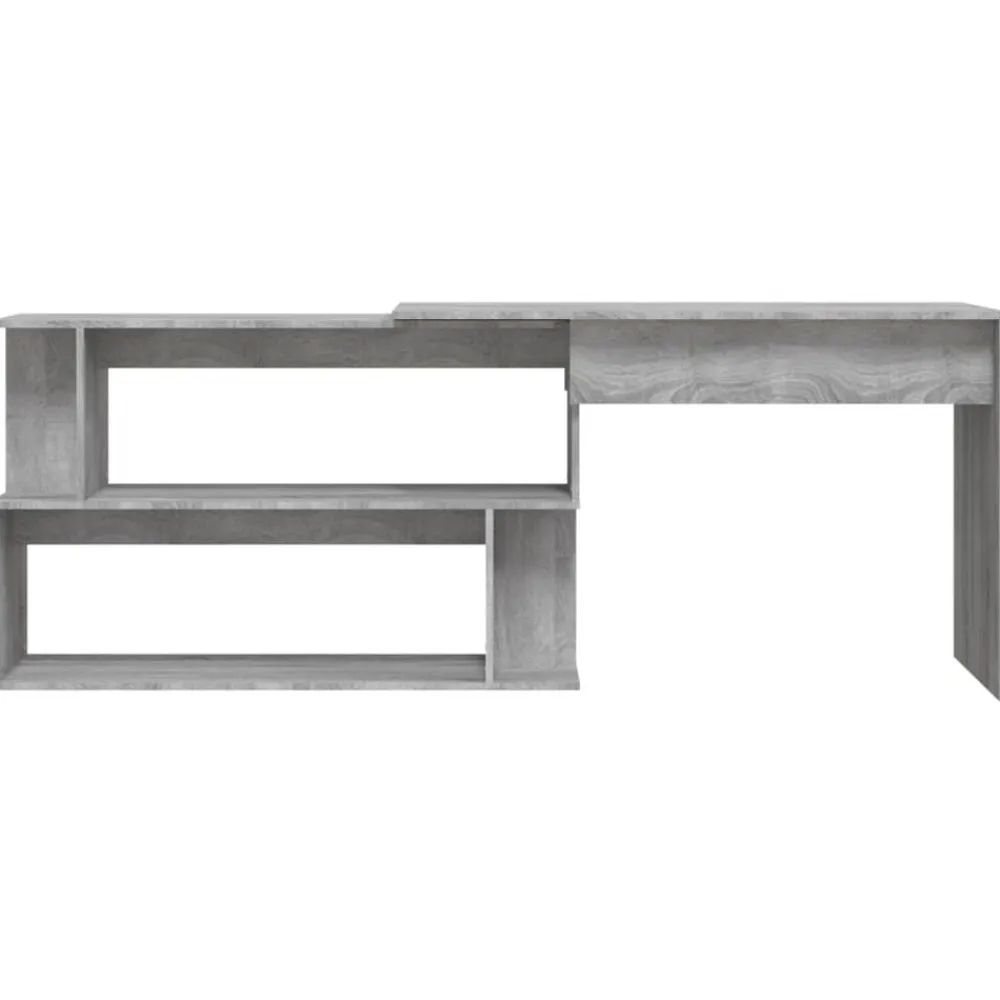 vidaXL Mobiliario De Oficina-Escritorio esquina madera contrachapada 200x50x76cm