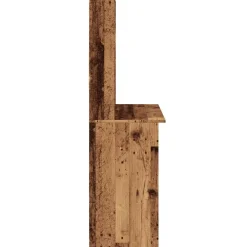 vidaXL Mobiliario De Oficina-Escritorio estantes madera ingeniería envejecida 102x45x148 cm