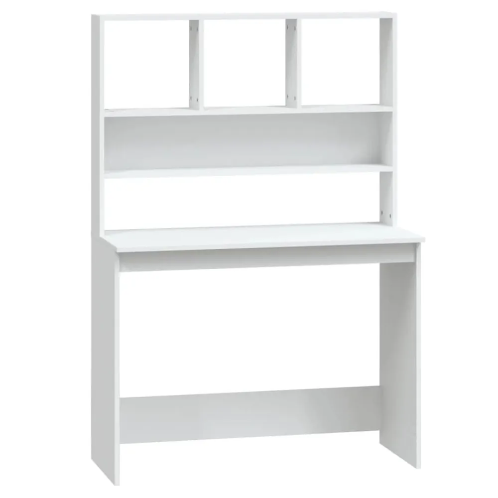vidaXL Mobiliario De Oficina-Escritorio estantes madera contrachapada 102x45x148 cm