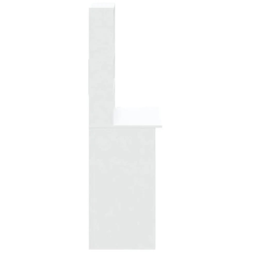 vidaXL Mobiliario De Oficina-Escritorio estantes madera contrachapada 102x45x148 cm