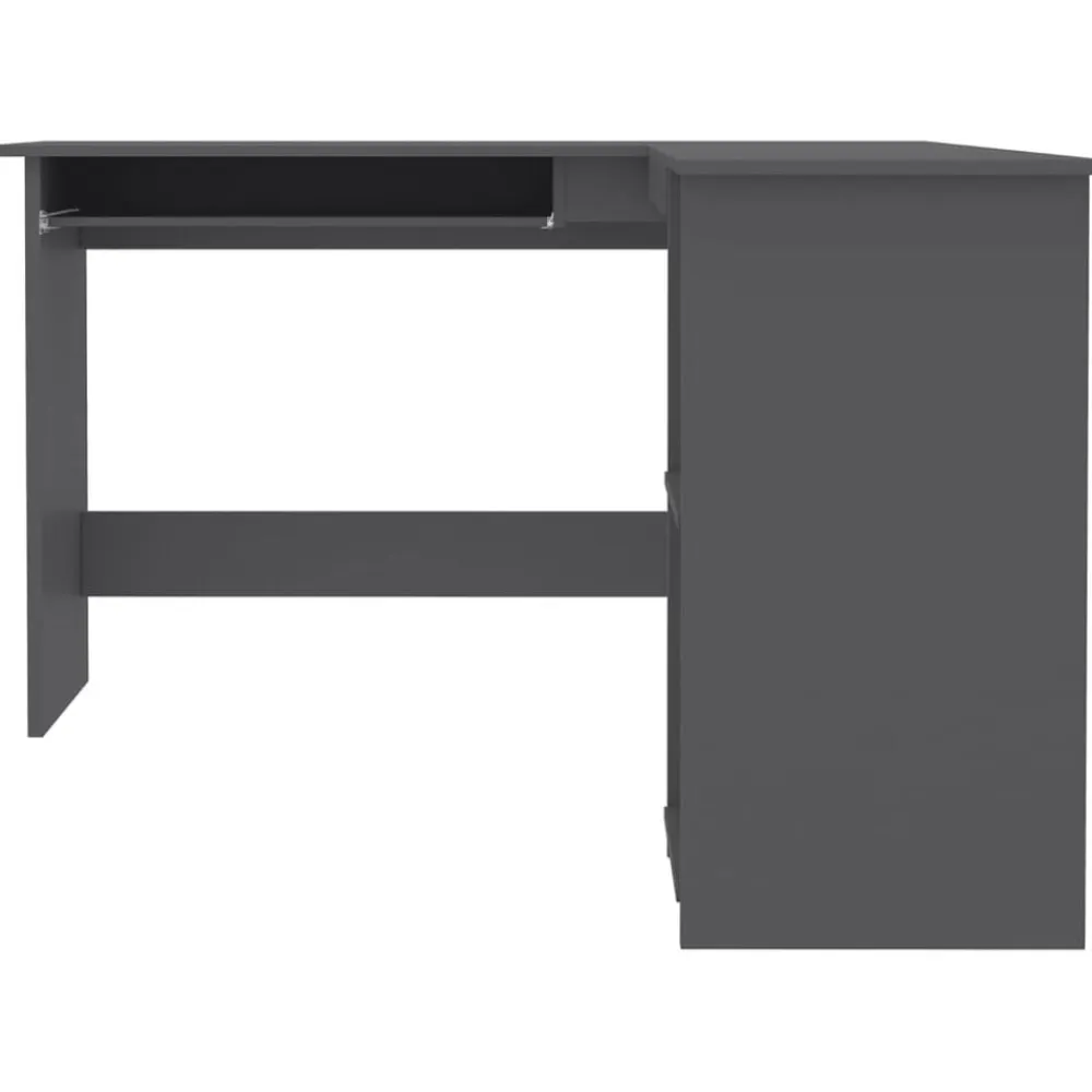 vidaXL Mobiliario De Oficina-Escritorio forma de L madera contrachapada 120x140x75 cm