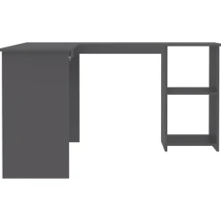 vidaXL Mobiliario De Oficina-Escritorio forma de L madera contrachapada 120x140x75 cm