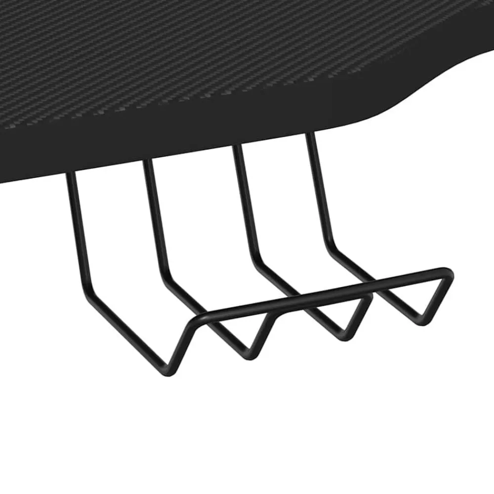 vidaXL Mobiliario De Oficina-Escritorio gaming con patas en forma de K 90x60x75 cm