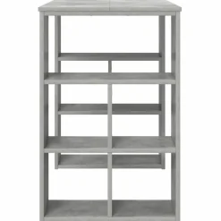 vidaXL Escritorio Gris Concreto 90 x 50 x 75 cm Madera de ingeniería Gris hormig&oacute;n Hot