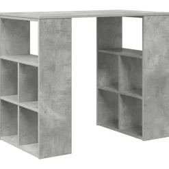 vidaXL Escritorio Gris Concreto 90 x 50 x 75 cm Madera de ingeniería Gris hormig&oacute;n Hot