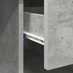 vidaXL Escritorio Gris Concreto 90 x 49 x 75 cm Madera de ingeniería Gris hormig&oacute;n Clearance
