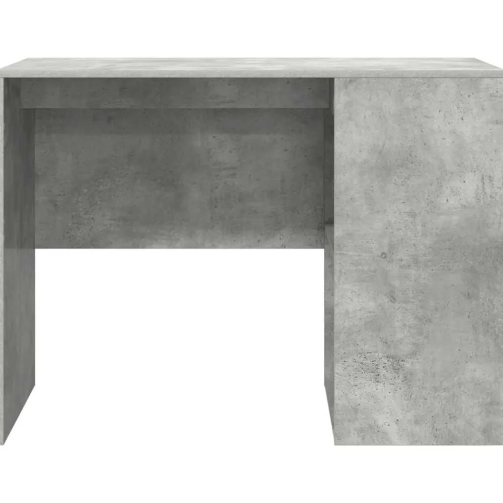vidaXL Mobiliario De Oficina-Escritorio Gris Concreto 102 x 50 x 75 cm Madera de ingeniería