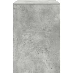 vidaXL Mobiliario De Oficina-Escritorio Gris Concreto 102 x 50 x 75 cm Madera de ingeniería