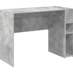 vidaXL Escritorio Gris Concreto 109 x 50 x 78 cm Madera de ingeniería Gris hormigón Outlet