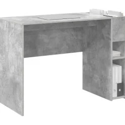 vidaXL Escritorio Gris Concreto 109 x 50 x 78 cm Madera de ingeniería Gris hormigón Outlet