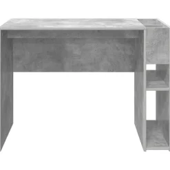 vidaXL Escritorio Gris Concreto 109 x 50 x 78 cm Madera de ingeniería Gris hormigón Outlet