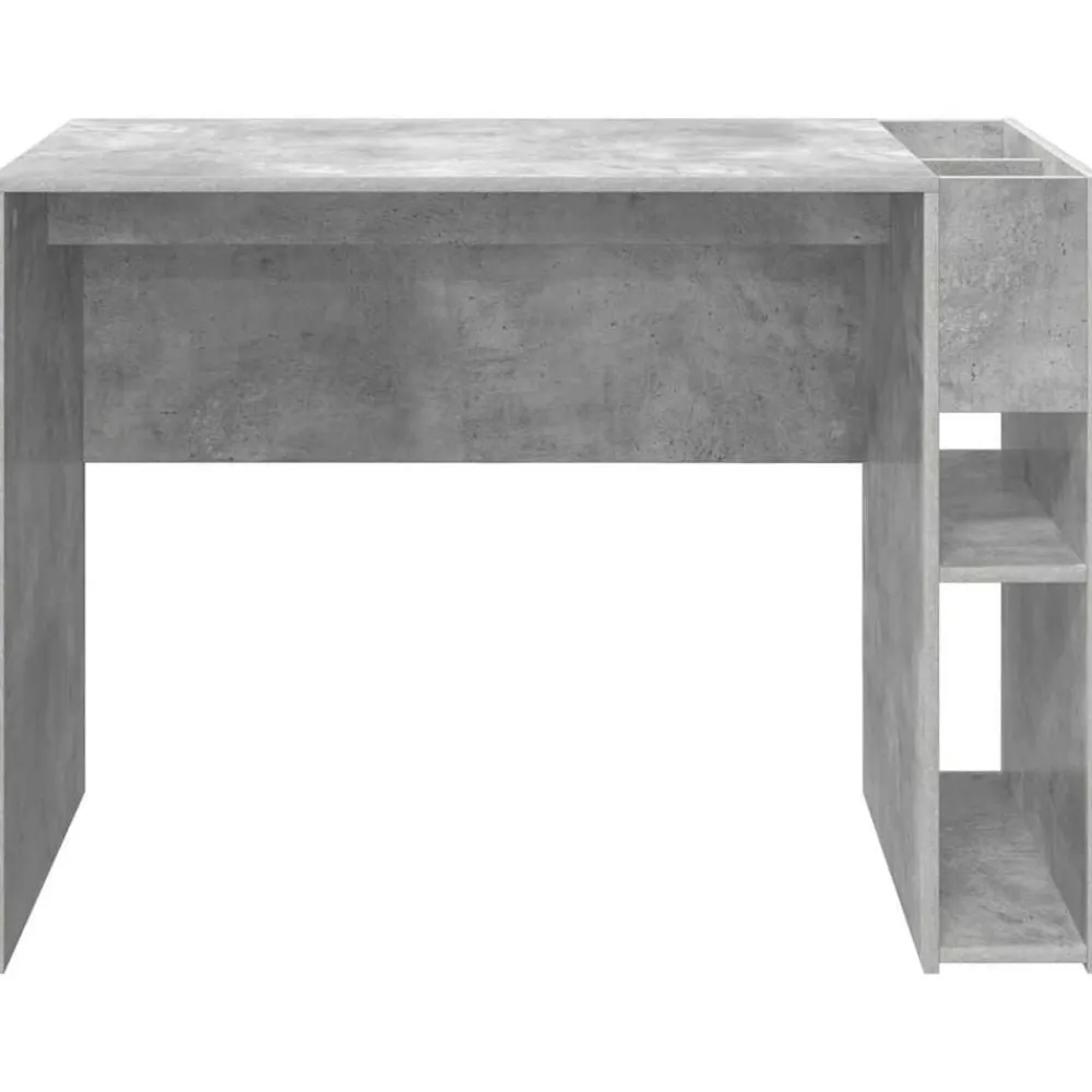 vidaXL Escritorio Gris Concreto 109 x 50 x 78 cm Madera de ingeniería Gris hormigón Outlet