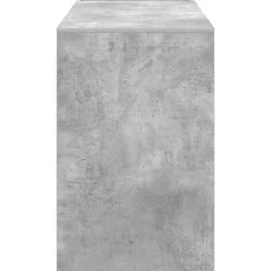 vidaXL Escritorio Gris Concreto 109 x 50 x 78 cm Madera de ingeniería Gris hormigón Outlet