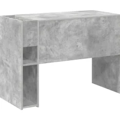 vidaXL Escritorio Gris Concreto 109 x 50 x 78 cm Madera de ingeniería Gris hormigón Outlet