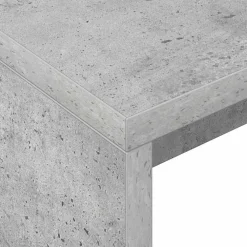 vidaXL Escritorio Gris Concreto 109 x 50 x 78 cm Madera de ingeniería Gris hormigón Outlet