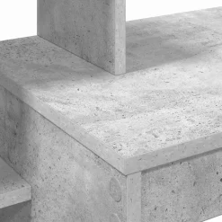 vidaXL Mobiliario De Oficina-Escritorio Gris Concreto 100 x 40 x 90 cm Madera de ingeniería