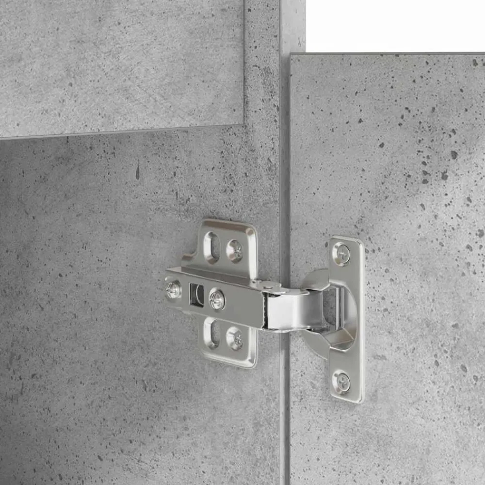 vidaXL Escritorio Gris hormigón 140 x 49 x 76 cm Madera contrachapada Gris hormigón Hot