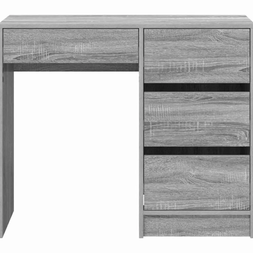 vidaXL Mobiliario De Oficina-Escritorio 90 x 37.5 x 75 cm Madera de ingeniería