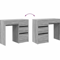 vidaXL Mobiliario De Oficina-Escritorio 90 x 37.5 x 75 cm Madera de ingeniería