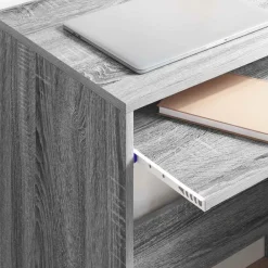 vidaXL Mobiliario De Oficina-Escritorio 77.5 x 43 x 79 cm Madera de ingeniería