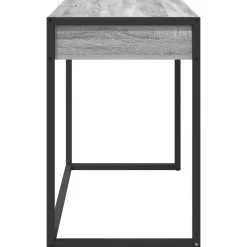 vidaXL Escritorio 100 x 50 x 75 cm Madera contrachapada Gris sonoma New