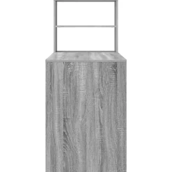 vidaXL Escritorio 113 x 54 x 120 cm Madera de ingeniería Gris sonoma Sale