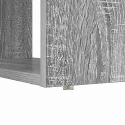 vidaXL Escritorio 113 x 54 x 120 cm Madera de ingeniería Gris sonoma Sale