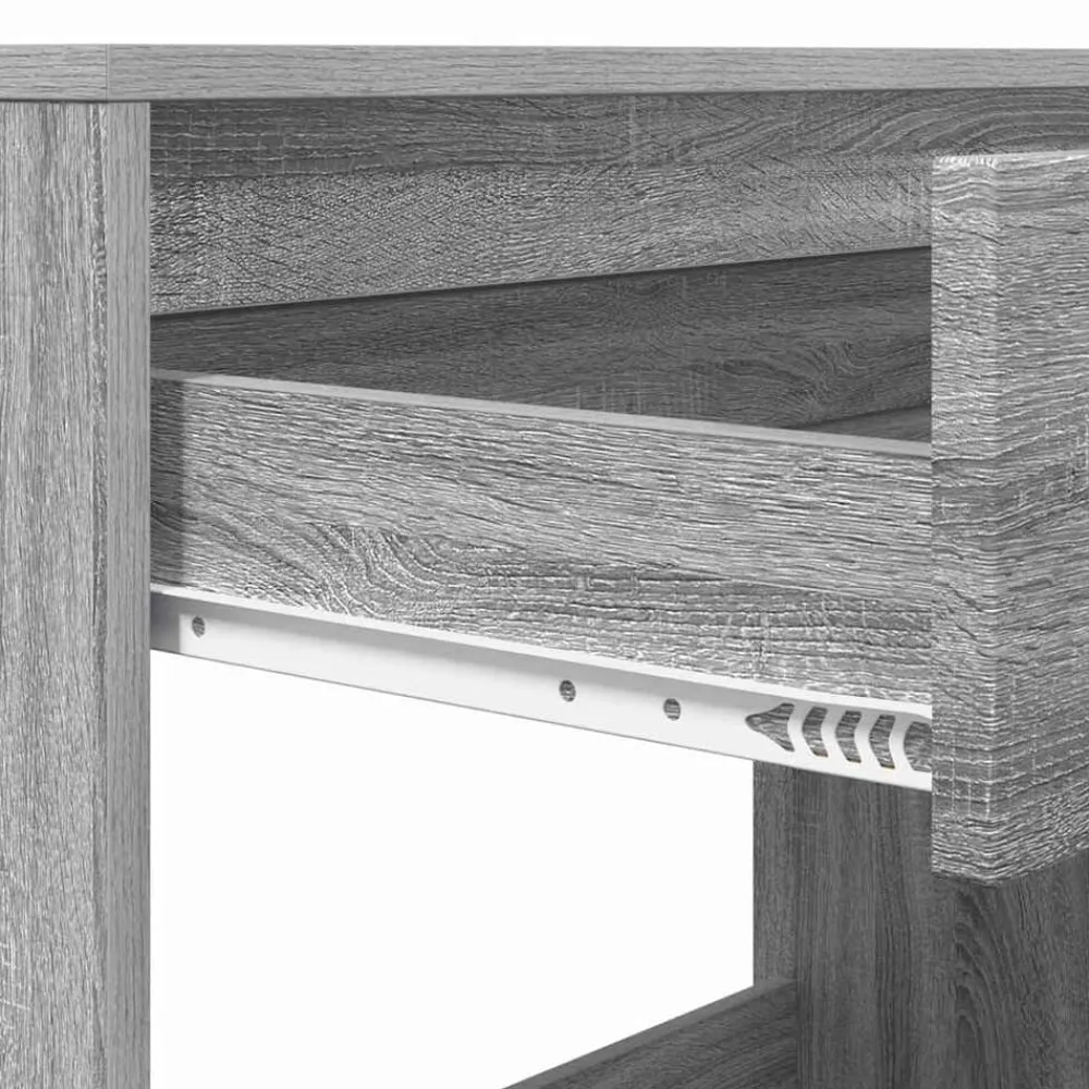 vidaXL Escritorio 100 x 50 x 78 cm Madera de ingeniería Gris Sonoma Hot