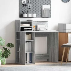 vidaXL Mobiliario De Oficina-Escritorio 90 x 48 x 101,5 cm Madera de ingeniería