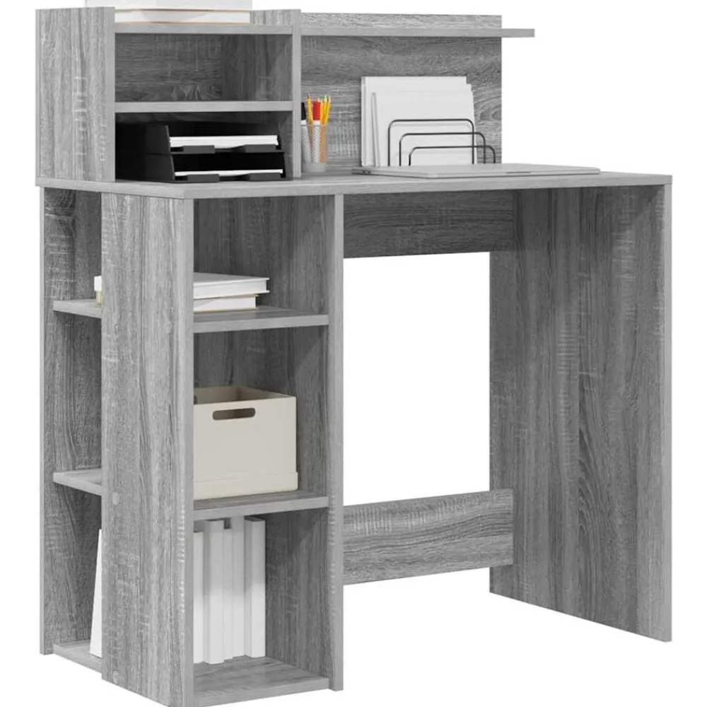 vidaXL Mobiliario De Oficina-Escritorio 90 x 48 x 101,5 cm Madera de ingeniería