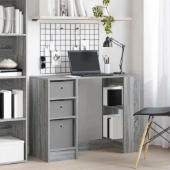 vidaXL Escritorio 100 x 40 x 75 cm Madera de ingeniería Gris sonoma Best